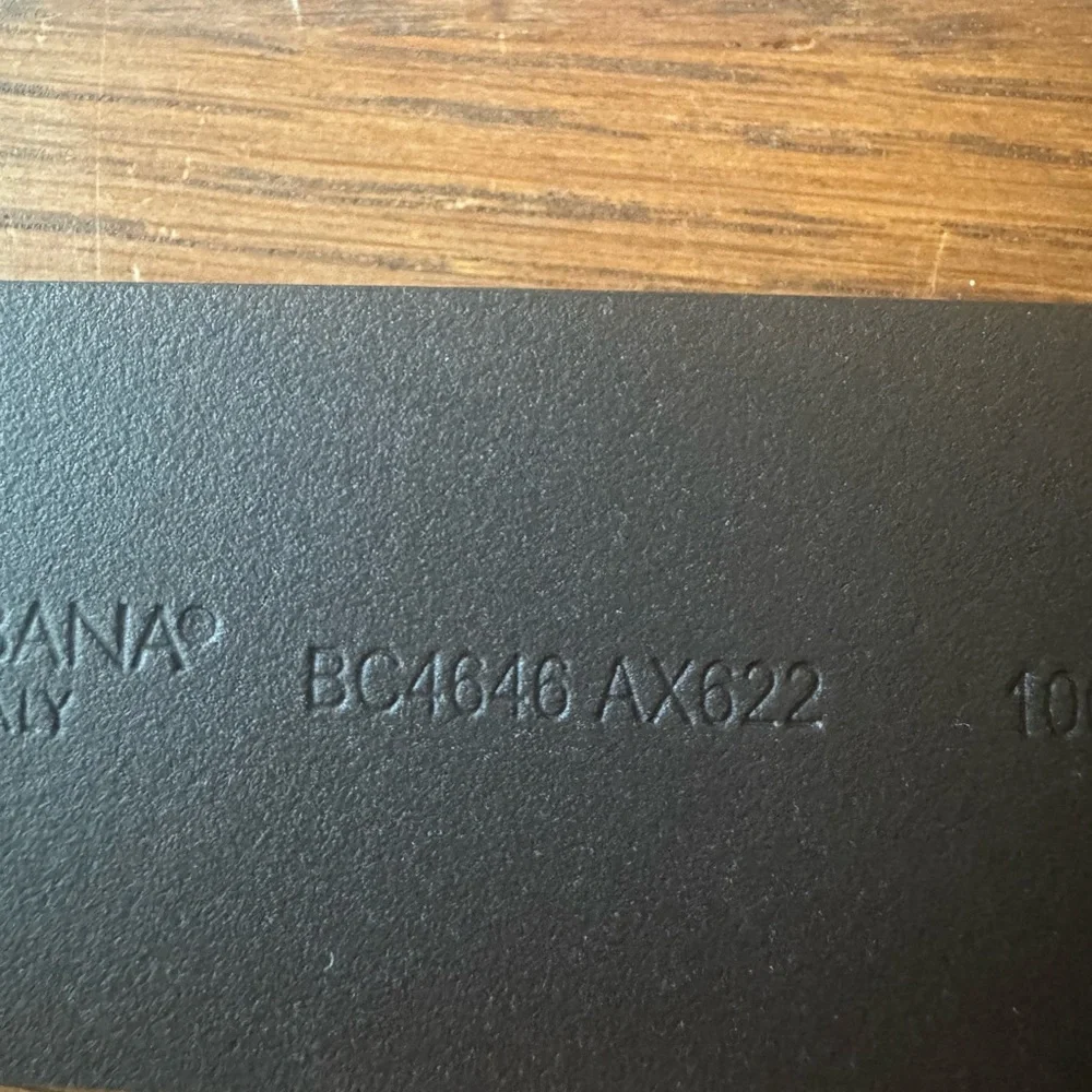 Dolce&Gabbana DG-Logo Leather Buckle Belt